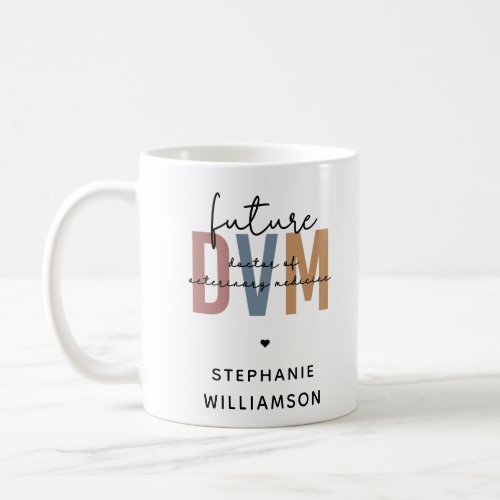 Custom Future DVM Doctor of Veterinary Medicine Coffee Mug