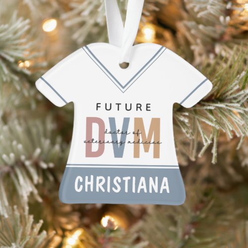 Custom Future DVM Doctor of Veterinary Medicine Ornament