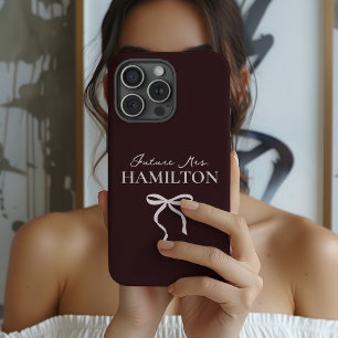 Custom Future Mrs. Phone Case Gift for Bride-to-Be