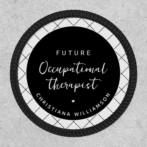 Custom Future OT Occupational Therapist Elegant Patch