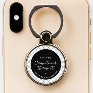 Custom Future OT Occupational Therapist Elegant Phone Ring Stand