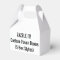 Custom GABLE Favor Boxes Blank Template