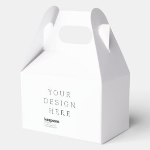 Custom Gable Paper Favor Box