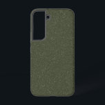 Custom Galaxy S22 Case – Moss Green Speckle<br><div class="desc">Make an impact with understated elegance. This customizable Samsung Galaxy S22 case in a deep moss green speckle finish brings texture, depth, and style to your everyday essentials. The speckled noise effect adds a tactile, professional edge — ideal for everything from high-end client gifts to large-scale promo drops. With the...</div>