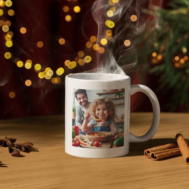 Custom Gallery of Two Image and Text Coffee Mug (Creator Uploaded)