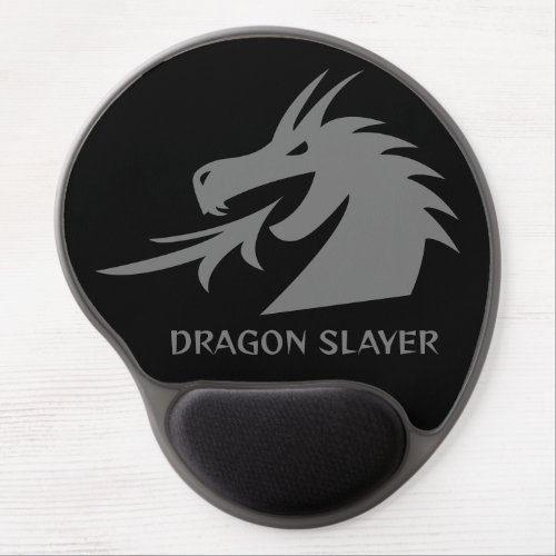Custom gamer mouse pad with dragon logo