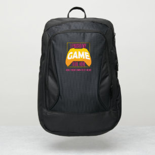 Custom GAMERS GAMING Paused My Game To Be Here Port Authority® Backpack