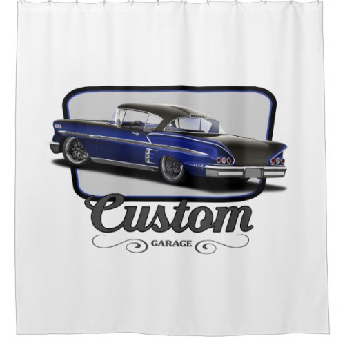 Custom Garage Impala Shower Curtain