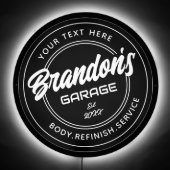 Custom Garage LED Sign (Front)