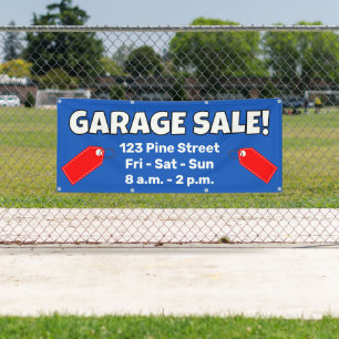 Custom GARAGE SALE! Banner
