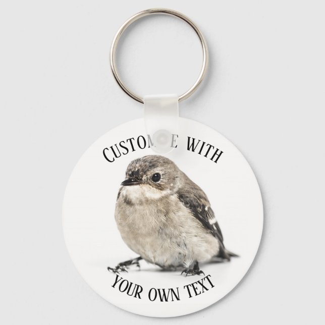 Custom Garden Bird Keychain (Front)
