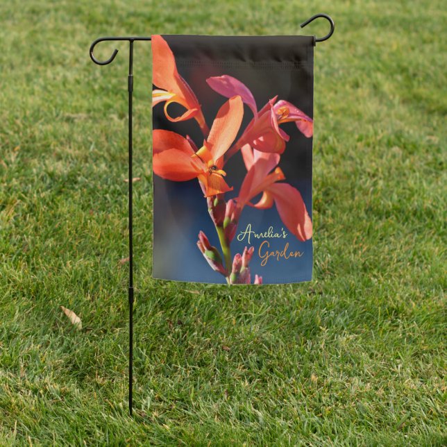 Custom Garden Flag with Flag Bracket (In SItu)