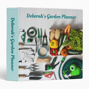 Custom Garden Planner 3 Ring Binder