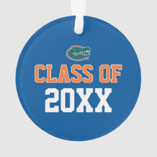 Custom Gator Head with Class Year Ornament
