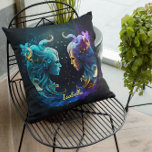 Custom Gemini Zodiac Horoscope Fantasy Sun Sign Throw Pillow at Zazzle