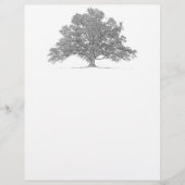 Custom Genealogy Oak Tree Stationary (Front)
