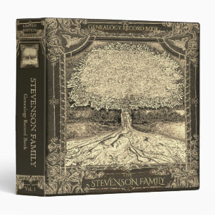Custom Genealogy Record Book Binder