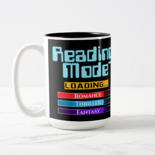 Custom Genre Reading Mode Two_Tone Coffee Mug