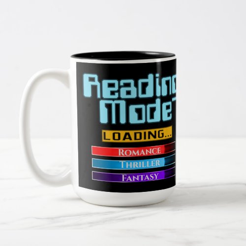 Custom Genre Reading Mode Two_Tone Coffee Mug