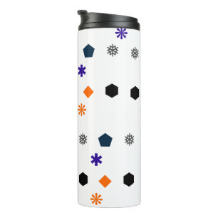 Custom Geometric Thermal Tumbler