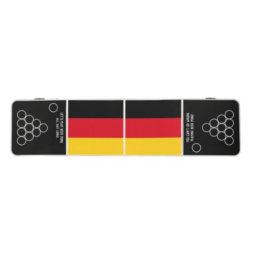 Custom GERMAN FLAG Beer Pong Table