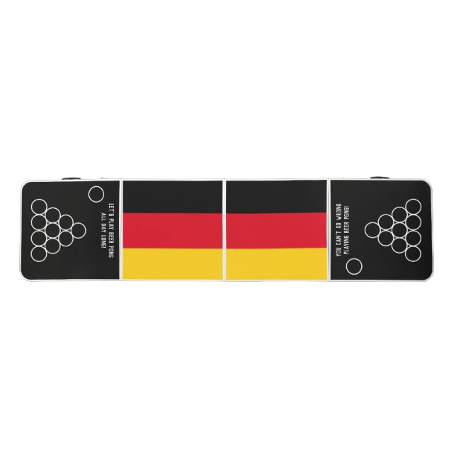 Custom GERMAN FLAG Beer Pong Table (Top)