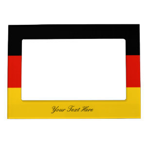 Custom German flag of Germany magnetic photo frame