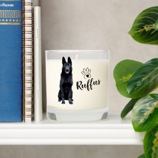 Custom German Shepherd Scented Candle