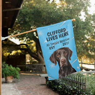 Custom German Short Haired Pointer House Flag