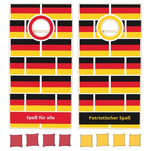 Custom GERMANY FLAG Cornhole Set