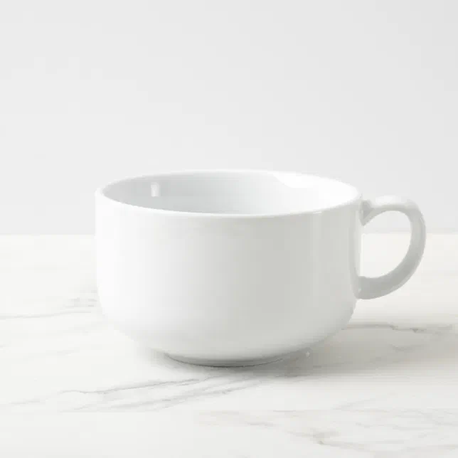 Custom Giant 28oz Porcelain Soup Mug | Zazzle