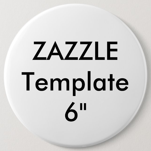 Custom Giant 6" Round Button Pin (Front)