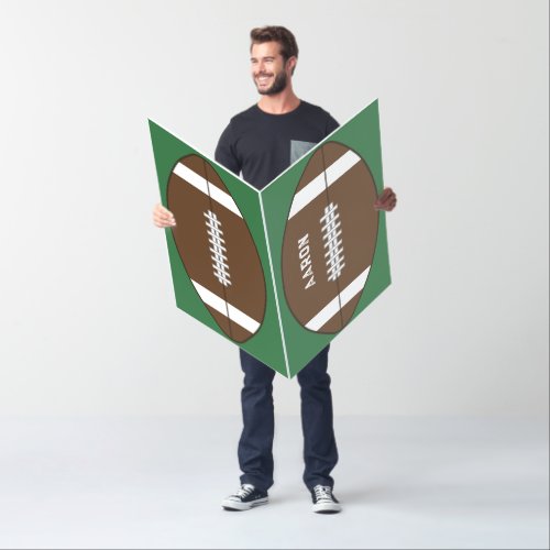 Custom Giant Football Birthday Card