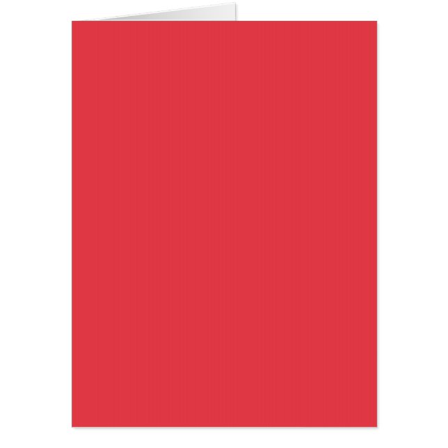 Custom Giant Tomato Red Greeting Card (Front)