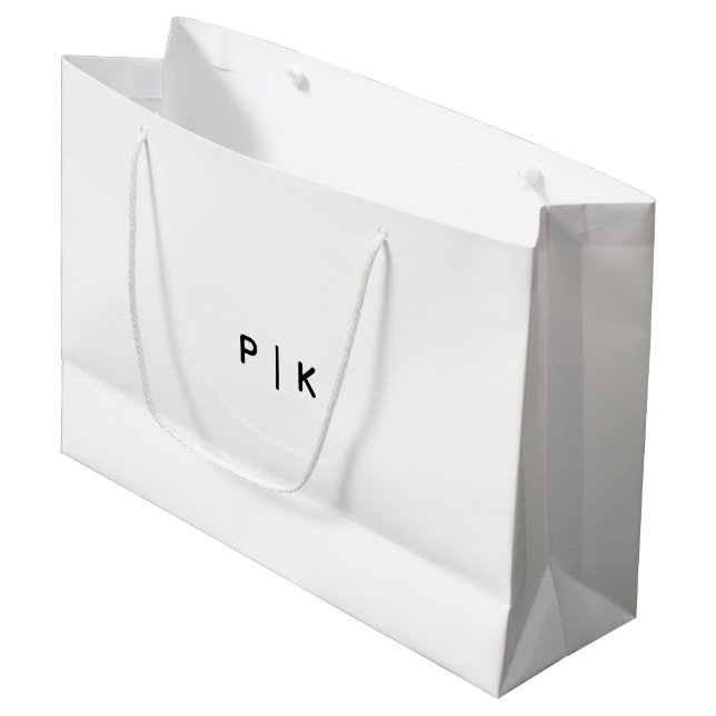 Custom Gift Bag - Small, Glossy (Front Angled)
