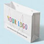 Custom Gift Bag with Business Logo No Minimum Bulk