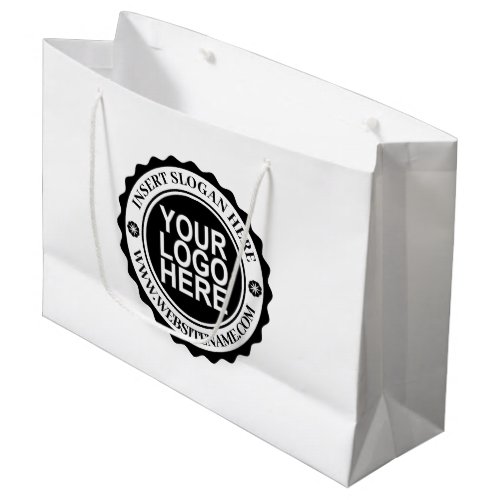 Custom Gift Bag with Your Company Logo Large
