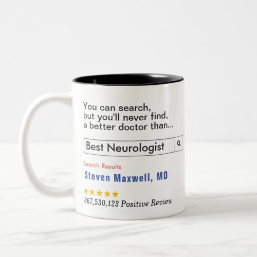 Custom Gift Best Neurologist Two_Tone Coffee Mug
