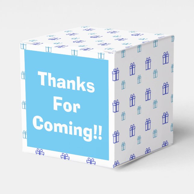 Custom Gift Box Favor (Front Side)