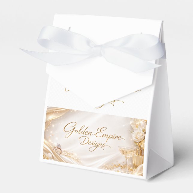 Custom gift box, generates elegance favor boxes (Front Side)