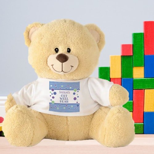 Custom Gift Childs Get Well Teddy Bear