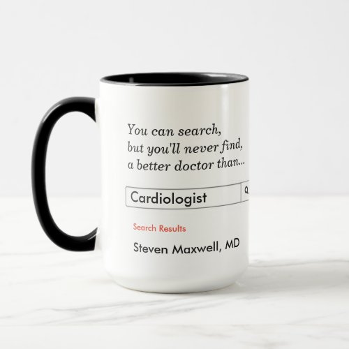 Custom Gift for Cardiologist Mug
