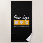 Custom Gift For Men Birthday Him Father Husband Beach Towel<br><div class="desc">You can customize it with your photo,  logo or with your text.  You can place them as you like on the customization page. Modern,  unique,  simple,  or personal,  it's your choice.</div>