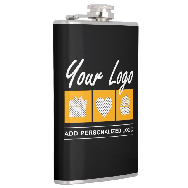 Custom Gift For Men Birthday Him Father Husband Flask (Right)