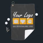 Custom Gift For Men Birthday Him Father Husband Golf Towel<br><div class="desc">You can customize it with your photo,  logo or with your text.  You can place them as you like on the customization page. Modern,  unique,  simple,  or personal,  it's your choice.</div>