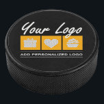 Custom Gift For Men Birthday Him Father Husband Hockey Puck<br><div class="desc">You can customize it with your photo,  logo or with your text.  You can place them as you like on the customization page. Modern,  unique,  simple,  or personal,  it's your choice.</div>