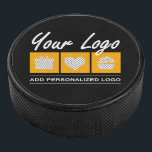 Custom Gift For Men Birthday Him Father Husband Hockey Puck<br><div class="desc">You can customize it with your photo,  logo or with your text.  You can place them as you like on the customization page. Modern,  unique,  simple,  or personal,  it's your choice.</div>