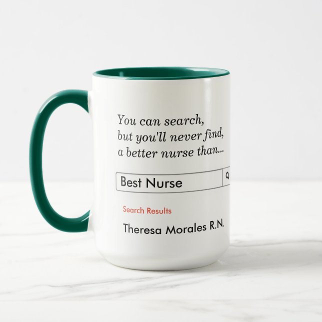 Custom Gift for Nurses Mug (Left)