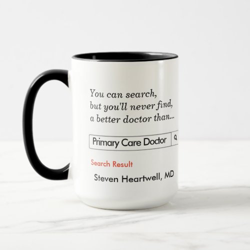 Custom Gift for Primary Care Doctor Mug