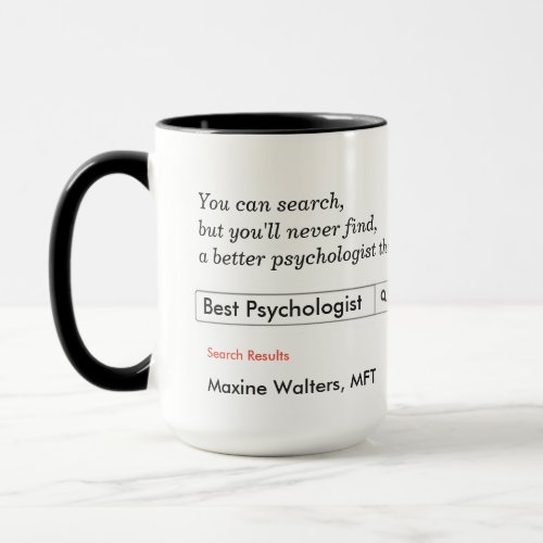 Custom Gift for Psychologists Mug